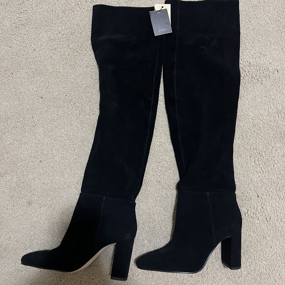 Zara over the knee boots